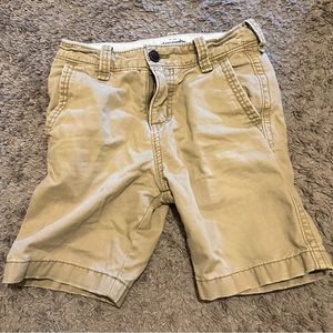 Boys Abercrombie Khaki shorts size 8